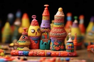 手工作品又简单又漂亮 纽扣手工作品又简单又漂亮