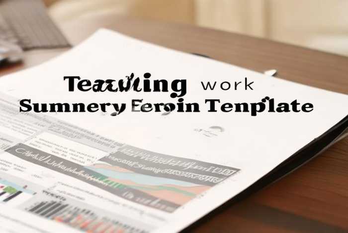 教学工作总结模板、教学工作总结模板图片