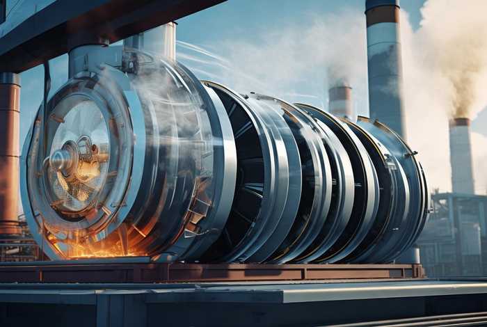 汽轮机工作原理动画图，汽轮机工作原理动画图片