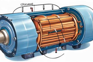 电动机的工作原理图片；电动机的工作原理图片初中