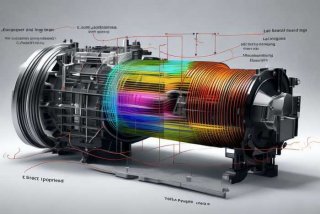 发电机工作原理 - 发电机工作原理示意图