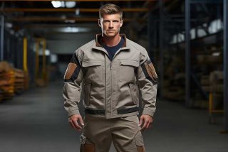 工作服男装劳保直播；男装劳保工作衣服