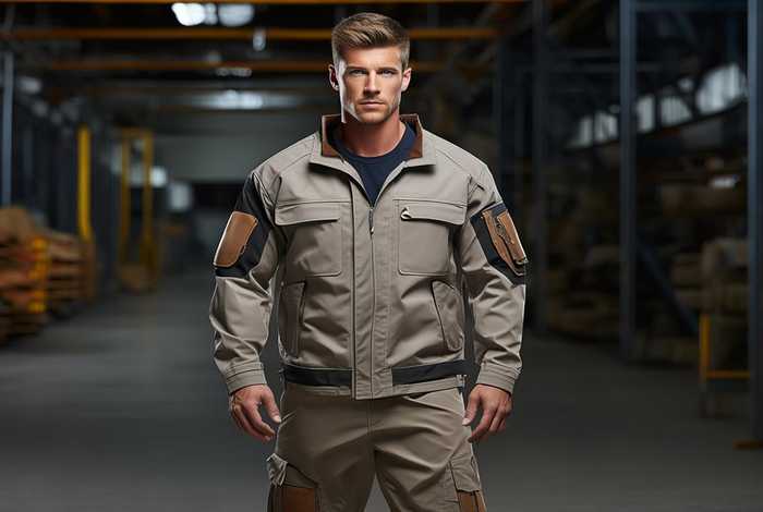 工作服男装劳保直播；男装劳保工作衣服