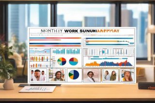 月度工作总结万能模板、月度工作总结万能模板图片