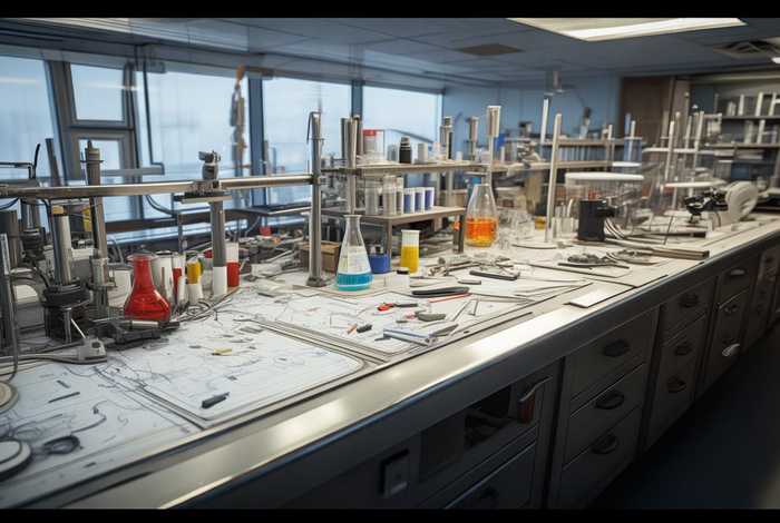 实验室工作台图片；实验室工作台图片平面图