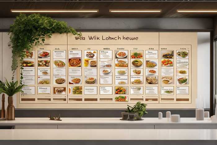 工作餐周一到周五菜谱 - 工作餐周一到周五菜谱怎么写