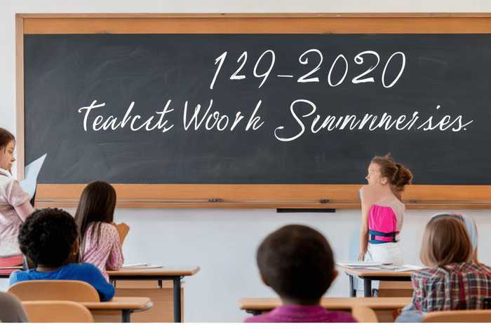 教师工作总结10篇免费 - 2019～2020教师工作总结