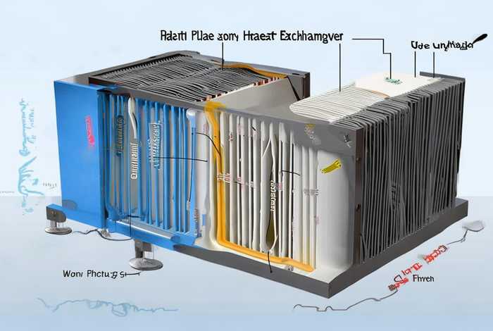 钎焊式板式换热器工作原理；钎焊式板式换热器工作原理图