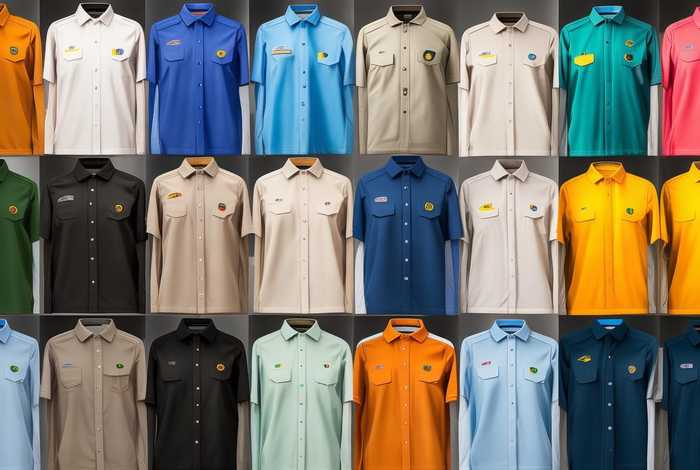 工作服图片大全，海尔工作服图片大全