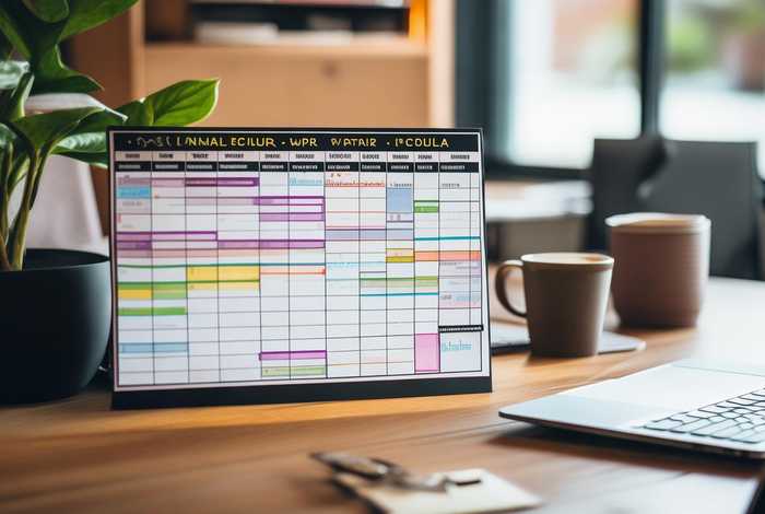 工作计划表英语（工作计划表 英语）