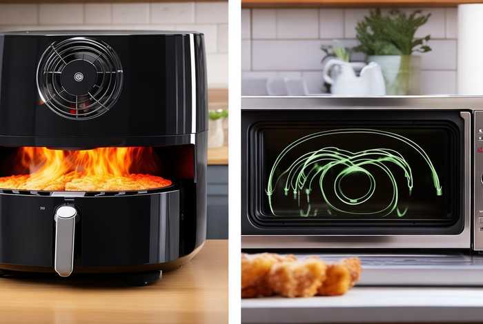 空气炸锅与微波炉的工作原理、空气炸锅与微波炉的工作原理一样吗