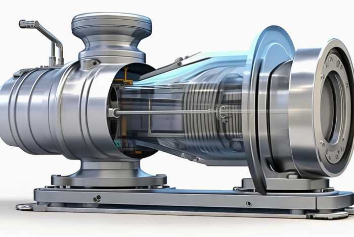 真空泵结构图，活塞真空泵结构图