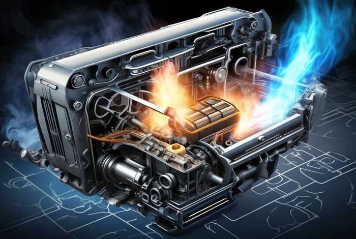 汽车内燃机工作原理 - 汽车内燃机工作原理有化学反应吗