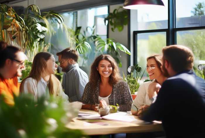 工作氛围好怎么描述简短点；工作氛围很好怎么表达