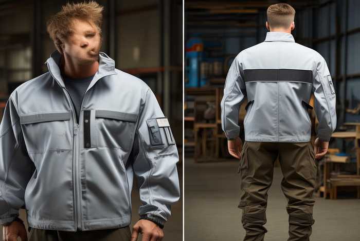 工作服男装劳保直播；男装劳保工作衣服