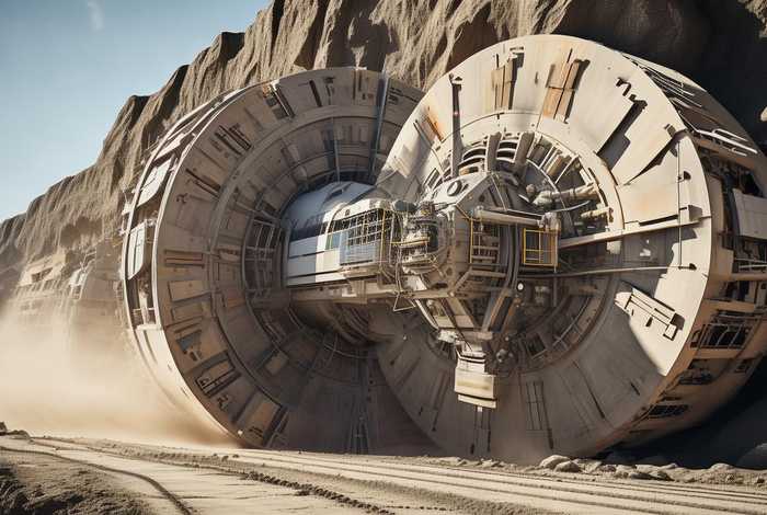 隧道挖掘机工作视频；隧道挖掘机工作视频教程