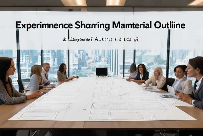 工作经验交流材料提纲，工作经验交流材料提纲格式模板范文