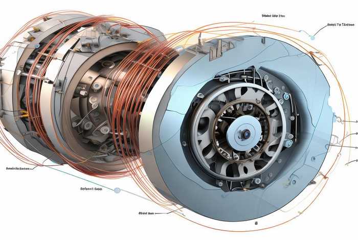 发电机工作原理示意图 - 发电机的工作原理示意图