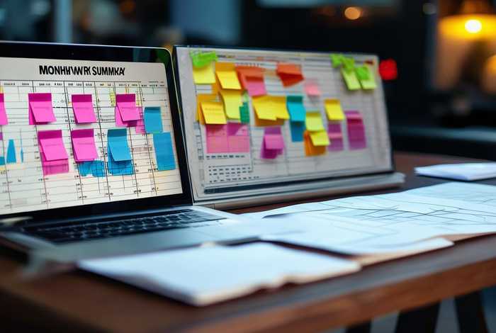 月度工作总结与计划、月度工作总结与计划表格范本