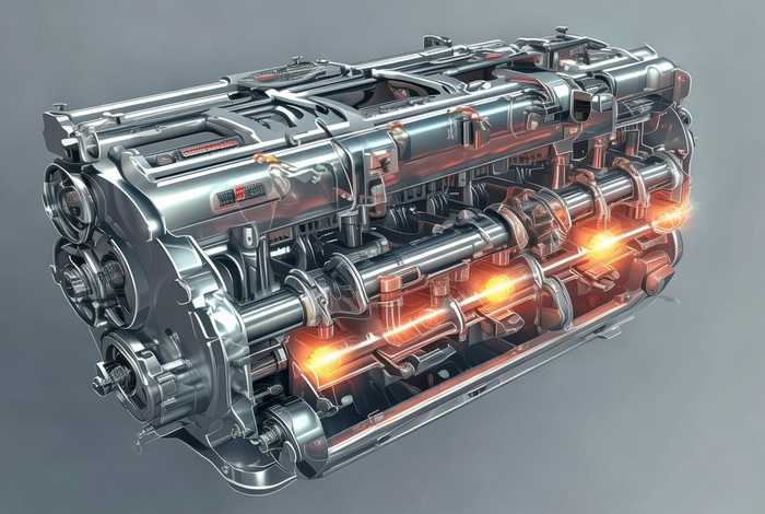 内燃机工作原理四冲程简图（内燃机工作原理四冲程简图图片）