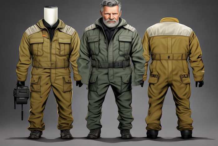 工作服装劳动服 工作服装劳动服裁剪图