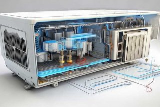 空调的工作原理图，空调的工作原理图解