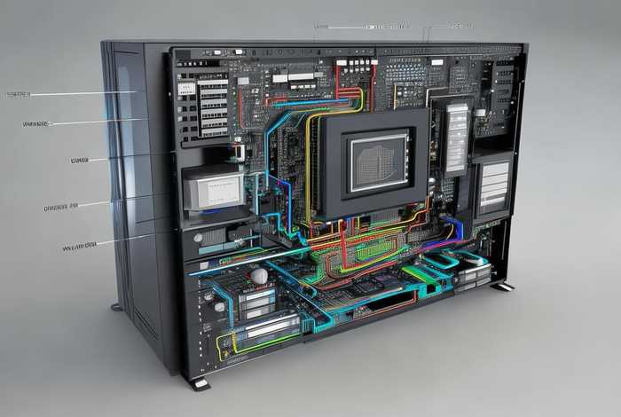 计算机工作原理示意图，计算机工作原理示意图解析