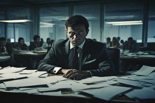 工作效率较高,组织气氛压抑,组织成员的关系紧张是()领导的主要特点、工作很压抑领导还脾气暴躁