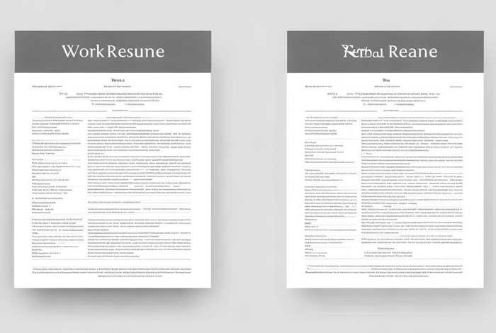 工作简历和个人简历 - 工作简历和个人简历是一样的吗