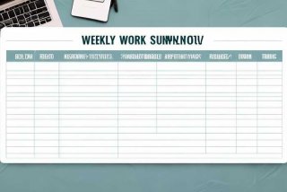 每周工作总结表格模板（每周工作总结表格模板怎么写）