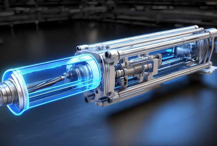 气缸工作原理plc；气缸工作原理3d动画