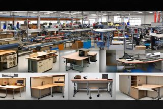 工作台图片大全、流水线工作台图片大全