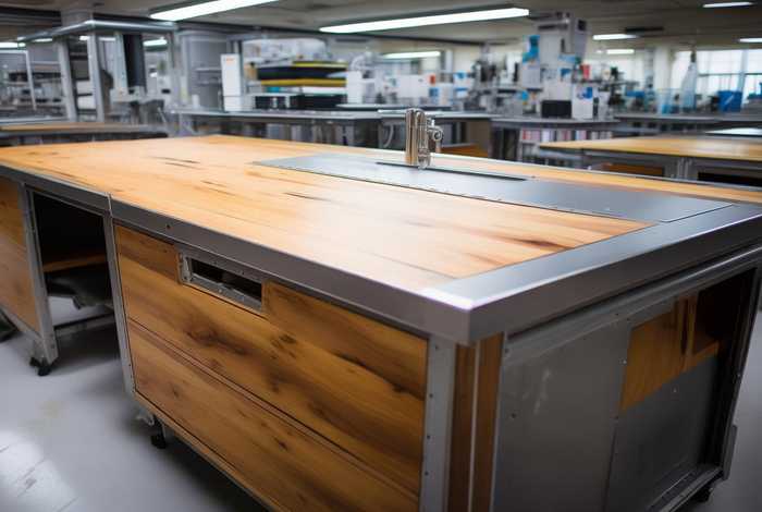 实验台工作台钢木（实验室工作台材质）