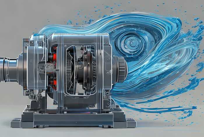 液压泵工作原理 示意图；液压泵工作原理动态图