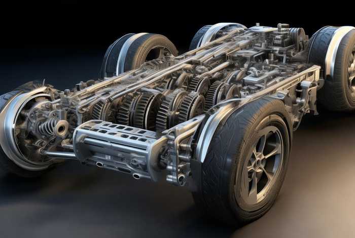 轮间差速器工作原理、轮间差速器工作原理图