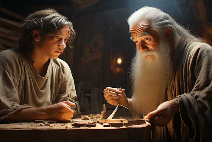 三悦有了新工作师父；三悦有了新工作师父的儿子