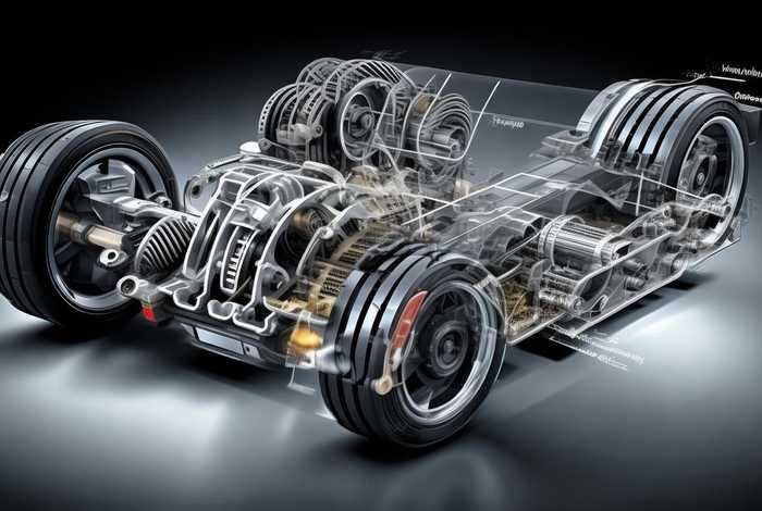 轮间差速器工作原理、轮间差速器工作原理图