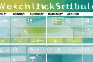 一周工作计划表（一周工作计划表图片）