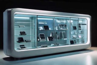 电子产品展示柜效果图（电子产品展示柜效果图大全）