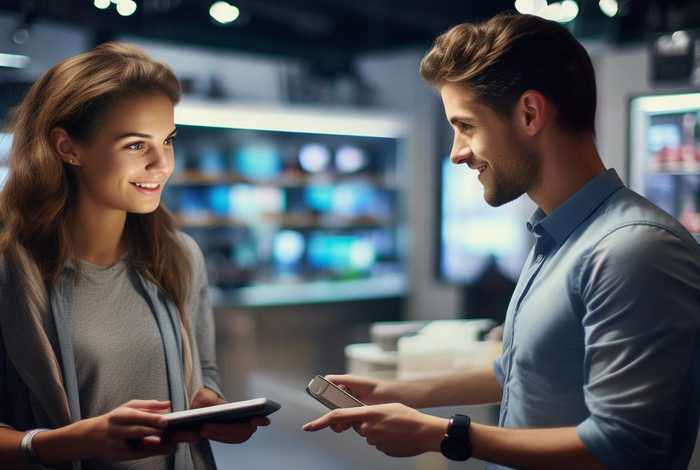 电子产品简单的英文对话，电子产品简单的英文对话怎么写