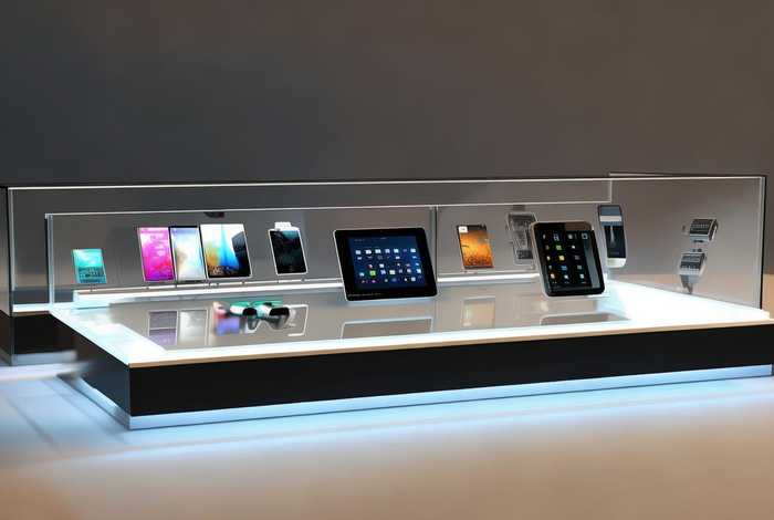 电子产品展示架图片 电子产品展示架图片高清