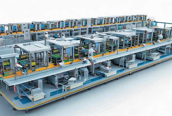 电子产品生产工艺流程图（电子产品生产工艺流程图模板）