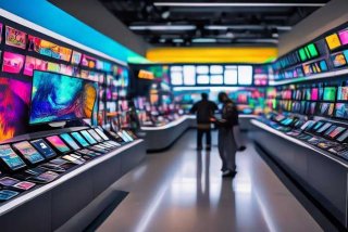 电子产品店内照（电子产品店内照片）