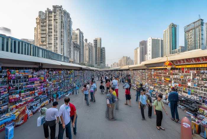 广州电子产品批发市场西提二马路在哪里，广州哪里电子产品最便宜的批发市场