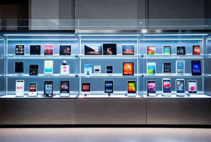 电子产品展柜 电子产品展柜图片