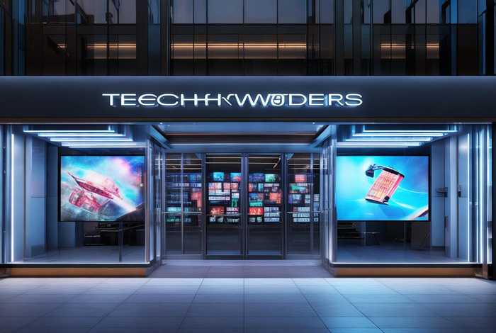 电子产品店铺门头（电子产品店铺门头设计）