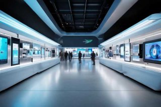 电子产品展示厅装修效果图 - 电子产品展示厅装修效果图大全