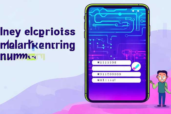 电子产品营销号；电子产品营销号码怎么填