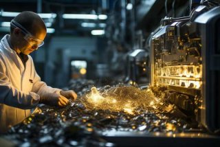 废旧电子产品提炼黄金，废旧电子产品提炼黄金技术