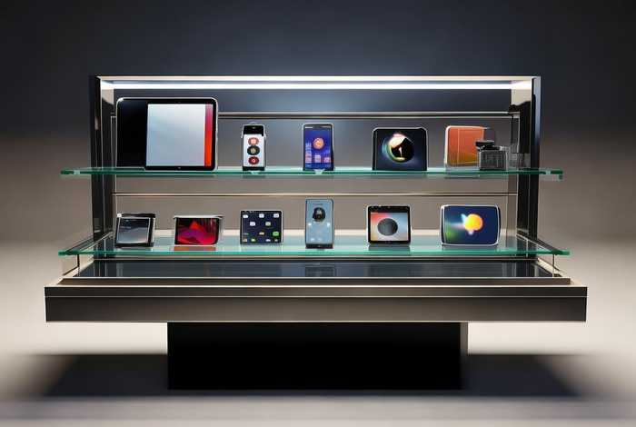 电子产品展示架图片 电子产品展示架图片高清